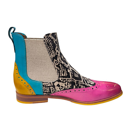 Melvin & Hamilton Selina 29 124669 Damen Chelsea Boot Fuxia Vegas aus pflanzlich gegerbtem Vollleder, Made in Italy Melvin & Hamilton Selina 29 124669 Damen Chelsea Boot Fuxia Vegas aus pflanzlich gegerbtem Vollleder, Made in Italy