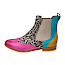 Melvin & Hamilton Selina 29 124669 Damen Chelsea Boot Fuxia Vegas aus pflanzlich gegerbtem Vollleder, Made in Italy