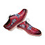 Melvin & Hamilton Pierce 39 132816 Herren Schnürschuh Rot aus pflanzlich gegerbtem Vollleder, Made in Italy