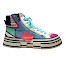 ? Rebecca W. zt22Busketbv1 Sneaker in crazyblue aura-crazygrass Mit dem außergewöhnlichen Rebecca W. zt22Busketbv1 Sneaker bringst du Farbe und gute Laune in deinen Alltag ?✨ Das auffällige Design in crazyblue aura-crazygrass macht diesen Schuh zu einem echten Hingucker und zu etwas ganz Besonderem ? Der Sneaker besteht außen aus einer Kombination aus Leder und Mikrofaser, innen sorgt weiches Lederfutter für ein angenehmes Tragegefühl ? Die bunten Farbakzente in Pink, Türkis, Blau und Grün verleihen dem Modell einen modernen und kreativen Look. Besonders praktisch sind die herausnehmbaren Sohlen, die zusätzlichen Komfort bieten und bei Bedarf ausgetauscht werden können ? Durch die Schnürung und die seitlichen Reißverschlüsse lässt sich der Schuh bequem an- und ausziehen. Die markante Plateau-Sohle unterstreicht den modischen Stil und sorgt gleichzeitig für ein angenehmes Laufgefühl ☁️ Ein perfekter Sneaker für alle, die auffällige Schuhe lieben und gerne modische Statements setzen ? ? Bei kassedy.de kann man diesen Schuh käuflich erwerben.