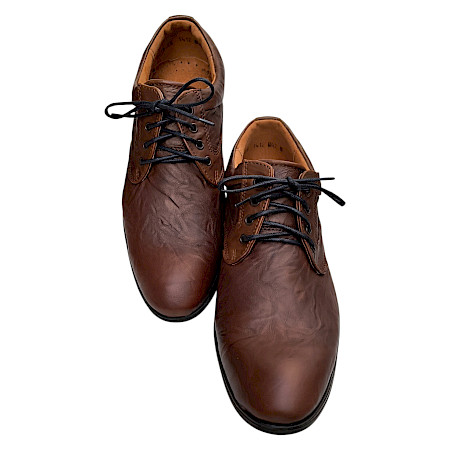 Kristofer 1412 Herren Schnürer braun crash, Vollleder, klassischer Lederschuh, fällt normal aus Kristofer 1412 Herren Schnürer braun crash, Vollleder, klassischer Lederschuh, fällt normal aus