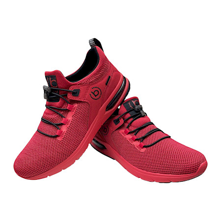 Roter Herren Sneaker aus Mikrofaser und Leder mit rutschfester TPO-Sohle – sportlich, leicht und bequem, erhältlich bei kassedy.de ??✨ Roter Herren Sneaker aus Mikrofaser und Leder mit rutschfester TPO-Sohle – sportlich, leicht und bequem, erhältlich bei kassedy.de ??✨