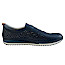 Pikolinos M2A Herren Slipper in Blau aus weichem Leder, atmungsaktiv durch perforiertes Design, leichter und bequemer Freizeitschuh mit herausnehmbarer Einlegesohle