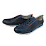 Pikolinos M2A Herren Slipper in Blau aus weichem Leder, atmungsaktiv durch perforiertes Design, leichter und bequemer Freizeitschuh mit herausnehmbarer Einlegesohle