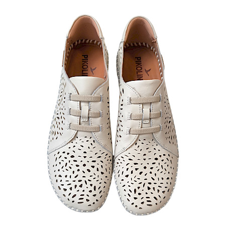 Pikolinos W9E Halbschuh Damen nata beige, leichter Lederschuh mit Lochmuster, atmungsaktive Sommerschuhe Damen, bequeme Leder Halbschuhe luftdurchlässig Pikolinos W9E Halbschuh Damen nata beige, leichter Lederschuh mit Lochmuster, atmungsaktive Sommerschuhe Damen, bequeme Leder Halbschuhe luftdurchlässig