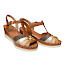 Pikolinos W3Z Sandalette Damen brandy braun, elegante Ledersandale mit Riemchen, bequeme Sommerschuhe Damen Leder, Sandalen hochwertig vernäht komfortabel