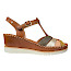 Pikolinos W3Z Sandalette Damen brandy braun, elegante Ledersandale mit Riemchen, bequeme Sommerschuhe Damen Leder, Sandalen hochwertig vernäht komfortabel