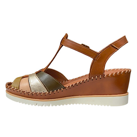 Pikolinos W3Z Sandalette Damen brandy braun, elegante Ledersandale mit Riemchen, bequeme Sommerschuhe Damen Leder, Sandalen hochwertig vernäht komfortabel Pikolinos W3Z Sandalette Damen brandy braun, elegante Ledersandale mit Riemchen, bequeme Sommerschuhe Damen Leder, Sandalen hochwertig vernäht komfortabel