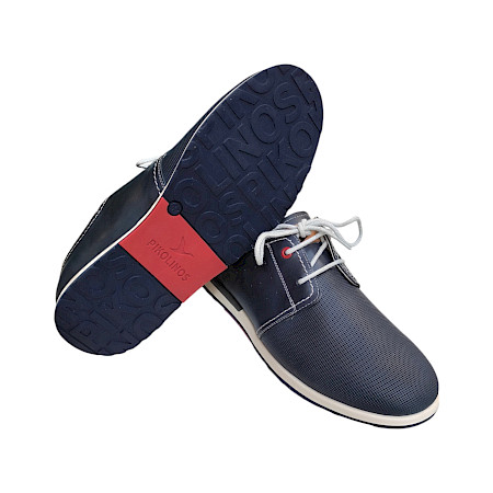 Pikolinos Herren Schnürschuh blau Vollleder, eleganter Lederschuh mit flexibler Sohle und austauschbarer Einlegesohle Pikolinos Herren Schnürschuh blau Vollleder, eleganter Lederschuh mit flexibler Sohle und austauschbarer Einlegesohle