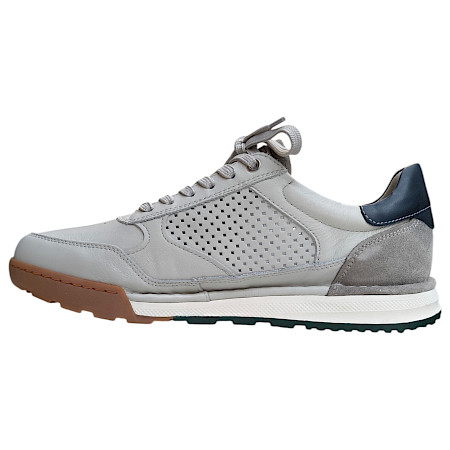 Pikolinos M3W Sneaker hellgrau Herren Vollleder, leichter Leder Sneaker mit Luftlöchern und austauschbarer Einlegesohle Pikolinos M3W Sneaker hellgrau Herren Vollleder, leichter Leder Sneaker mit Luftlöchern und austauschbarer Einlegesohle