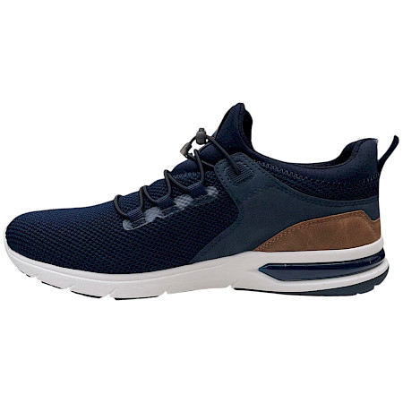 Dunkelblauer Herren Sneaker aus Mikrofaser und Leder mit rutschfester TPO-Sohle – sportlich, leicht und bequem, erhältlich bei kassedy.de ??✨ Dunkelblauer Herren Sneaker aus Mikrofaser und Leder mit rutschfester TPO-Sohle – sportlich, leicht und bequem, erhältlich bei kassedy.de ??✨