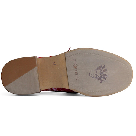 Rot-weißer Businessschuh aus Leder, Made in Portugal, mit Schnürung – exklusiver Herren-Schuh bei kassedy.de ?❤️✨ Rot-weißer Businessschuh aus Leder, Made in Portugal, mit Schnürung – exklusiver Herren-Schuh bei kassedy.de ?❤️✨