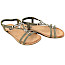 2GO 8018843-77 Sandale oliv 62f Damen Sandale elegant leicht Sommerschuh kleiner Absatz Schmucksteine Riemchensandale bequem kassedy.de