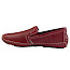 Pikolinos 09Z Herren Slipper in Rot aus weichem Leder, perforiertes und atmungsaktives Design, bequemer Lederschuh mit herausnehmbarer Einlegesohle, leichter sommerlicher Herren Slipper