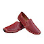 Pikolinos 09Z Herren Slipper in Rot aus weichem Leder, perforiertes und atmungsaktives Design, bequemer Lederschuh mit herausnehmbarer Einlegesohle, leichter sommerlicher Herren Slipper