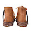 Rebecca White Rethunder Boots Nappa Yolk – Damen Sneaker-Boot aus hochwertigem, butterweichem Nappaleder in Cognac. Mit seitlichem Reißverschluss, Schnürung, herausnehmbarer Innensohle und komplettem Lederfutter für ein gesundes Fußklima. Außergewöhnlicher Freizeitschuh mit markanter Sohle und auffälligem Blitz-Design – jetzt online bei Kassedy.de kaufen. ?⚡
