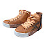Rebecca White Rethunder Boots Nappa Yolk – Damen Sneaker-Boot aus hochwertigem, butterweichem Nappaleder in Cognac. Mit seitlichem Reißverschluss, Schnürung, herausnehmbarer Innensohle und komplettem Lederfutter für ein gesundes Fußklima. Außergewöhnlicher Freizeitschuh mit markanter Sohle und auffälligem Blitz-Design – jetzt online bei Kassedy.de kaufen. ?⚡