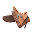 Rebecca White Rethunder Boots Nappa Yolk – Damen Sneaker-Boot aus hochwertigem, butterweichem Nappaleder in Cognac. Mit seitlichem Reißverschluss, Schnürung, herausnehmbarer Innensohle und komplettem Lederfutter für ein gesundes Fußklima. Außergewöhnlicher Freizeitschuh mit markanter Sohle und auffälligem Blitz-Design – jetzt online bei Kassedy.de kaufen. ?⚡