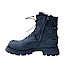 Papucei Iniko Damen Boots in Schwarz aus hochwertigem Echtleder mit dekorativen Kontrastnähten, Schnürung und seitlichem Reißverschluss. Handgefertigter Lederboot aus Rumänien mit markanter Profilsohle und außergewöhnlichem Design – jetzt bei Kassedy.de entdecken. ?