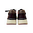 Carmela 164360 Damen-Sneaker in Brown aus Leder mit dunkelbraunen, weißen und rostbraunen Fell-Optik-Details, goldfarbenem Reißverschluss und heller Plateausohle. Bequemer Leder-Sneaker mit Schnürung, seitlichem Reißverschluss, herausnehmbarer Einlegesohle und normaler Passform – erhältlich bei Kassedy.de in Oldenburg.