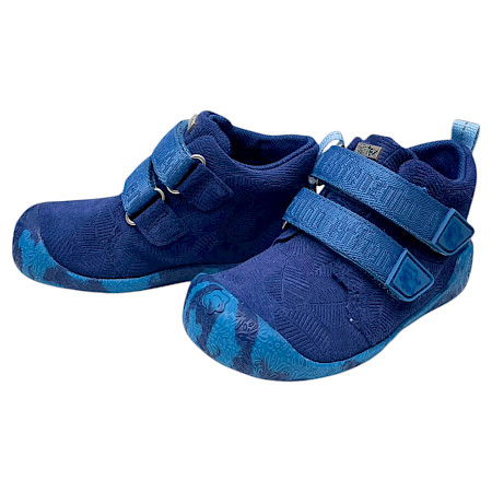 Affenzahn 01493-30119 Talky Elefant Lauflerner in Blau aus weichem Leder mit Klettverschluss, flexibler Lauflernsohle und wasserdichter AffenTex-Membran. Affenzahn 01493-30119 Talky Elefant Lauflerner in Blau aus weichem Leder mit Klettverschluss, flexibler Lauflernsohle und wasserdichter AffenTex-Membran.
