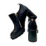 Carmela 161861 Damen-Absatzschuh in Schwarz aus Leder mit seitlichem Reißverschluss, ca. 4–4,5 cm Blockabsatz, Plateau und kräftiger Profilsohle. Bequemer schwarzer Damen-Lederschuh mit normaler Passform – erhältlich bei Kassedy in Oldenburg und auf Kassedy.de.