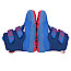 Affenzahn Winterstiefel Vegan Blizzy Wal in Blau und Dunkelblau mit roten Akzenten, kuscheligem Warmfutter, wasserdichter AffenTex-Membran, zwei Klettverschlüssen mit Walmotiv und griffiger Laufsohle. Veganer Kinder-Winterboot für kalte Herbst- und Wintertage bei Kassedy.de.