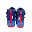 Affenzahn Winterstiefel Vegan Blizzy Wal in Blau und Dunkelblau mit roten Akzenten, kuscheligem Warmfutter, wasserdichter AffenTex-Membran, zwei Klettverschlüssen mit Walmotiv und griffiger Laufsohle. Veganer Kinder-Winterboot für kalte Herbst- und Wintertage bei Kassedy.de.