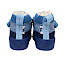 Affenzahn Lauflerner Winterstiefel Vegan Snuggy Elefant in Blau mit kuscheligem Warmfutter, wasserdichter AffenTex-Membran, zwei Klettverschlüssen mit Elefantenmotiv und flexibler Lauflernsohle. Veganer Kinder-Winterboot für die ersten Schritte, erhältlich bei Kassedy.de.