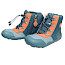 Affenzahn Winterstiefel Vegan Discovy Hase in Petrol, Orange und Blau mit kuscheligem Warmfutter, wasserdichter AffenTex-Membran, praktischer Schnellschnürung, seitlichem Reißverschluss und profilierter Laufsohle. Veganer Kinder-Winterboot für kalte Herbst- und Wintertage, erhältlich bei Kassedy.de.
