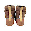 Affenzahn Winterstiefel Wolle Comfy Tiger in Cognac und Braun mit recyceltem Woll-Obermaterial, warmem Futter, wasserdichter AffenTex-Membran, zwei Klettverschlüssen mit Tigermotiv und flexibler Laufsohle. Gemütlicher Kinder-Winterboot für Herbst und Winter bei Kassedy.de.