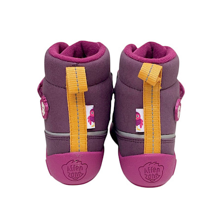 Affenzahn Winterstiefel Vegan Comfy Vogel in Berry und Pink mit weichem Warmfutter aus recyceltem Polyester, wasserdichter und atmungsaktiver AffenTex-Membran, zwei Klettverschlüssen mit Vogelmotiv,... Affenzahn Winterstiefel Vegan Comfy Vogel in Berry und Pink mit weichem Warmfutter aus recyceltem Polyester, wasserdichter und atmungsaktiver AffenTex-Membran, zwei Klettverschlüssen mit Vogelmotiv,...