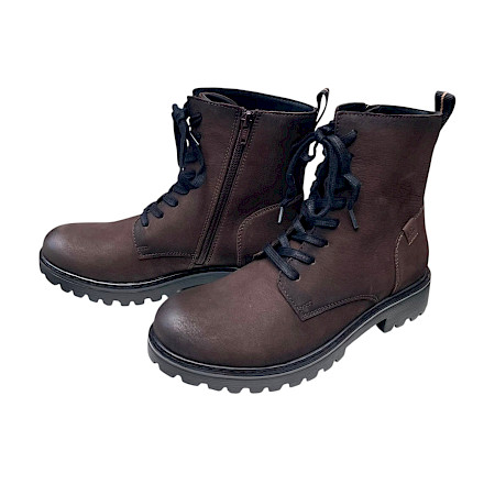 Josef Seibel Melinda 02 Damen Boots in Moro (Dunkelbraun) aus hochwertigem Echtleder mit Schnürung und seitlichem Reißverschluss. Bequemer Damenboot mit weichem Mikrofaserfutter und robuster... Josef Seibel Melinda 02 Damen Boots in Moro (Dunkelbraun) aus hochwertigem Echtleder mit Schnürung und seitlichem Reißverschluss. Bequemer Damenboot mit weichem Mikrofaserfutter und robuster...