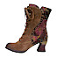 Laura Vita Eleao 42 Damen-Boot in Sable und Cognac mit floralem Muster, Leoparden-Details, Schnürung, seitlichem Reißverschluss und femininem Blockabsatz – außergewöhnlicher Laura Vita Damenschuh bei kassedy.de. Laura Vita Eleao 42 Damen-Boot in Sable und Cognac mit floralem Muster, Leoparden-Details, Schnürung, seitlichem Reißverschluss und femininem Blockabsatz – außergewöhnlicher Laura Vita Damenschuh bei kassedy.de.