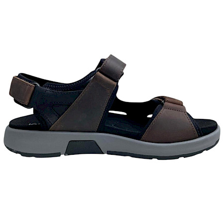 Josef Seibel Emeric 06 Herren Sandale espresso multi 62f Leder Klettverschluss leicht herausnehmbare Sohle Übergrößen bequem Josef Seibel Emeric 06 Herren Sandale espresso multi 62f Leder Klettverschluss leicht herausnehmbare Sohle Übergrößen bequem