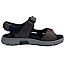 Josef Seibel Emeric 06 Herren Sandale espresso multi 62f Leder Klettverschluss leicht herausnehmbare Sohle Übergrößen bequem