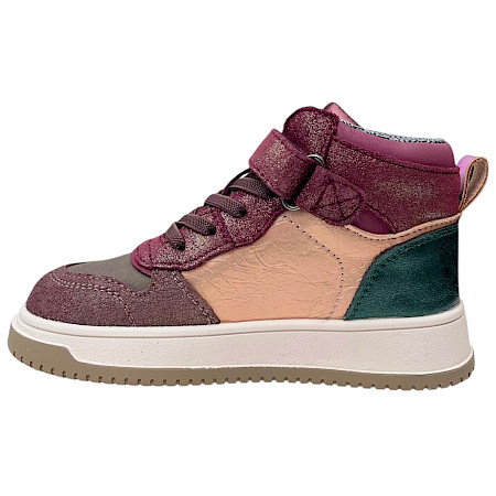 ShoesMe NO26W100-B wasserdichter Kinder-Sneaker in Bordeaux-Lila und Multi mit Metallic-Details, Leo-Stern, Waterproof-Membran, herausnehmbarem Fußbett und griffiger Gummisohle – erhältlich bei... ShoesMe NO26W100-B wasserdichter Kinder-Sneaker in Bordeaux-Lila und Multi mit Metallic-Details, Leo-Stern, Waterproof-Membran, herausnehmbarem Fußbett und griffiger Gummisohle – erhältlich bei...