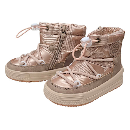ShoesMe CH24W005-B Kinder-Winterboot in Champagne-Beige mit Metallic-Optik, warmem Fluffy-Futter, herausnehmbarer Einlegesohle, flexibler ExtremeFlex® Konstruktion und sportlicher Profilsohle –... ShoesMe CH24W005-B Kinder-Winterboot in Champagne-Beige mit Metallic-Optik, warmem Fluffy-Futter, herausnehmbarer Einlegesohle, flexibler ExtremeFlex® Konstruktion und sportlicher Profilsohle –...