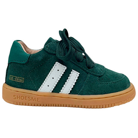 Shoesme BN25W002-E Kinder-Sneaker in Dunkelgrün aus Veloursleder und Mikrofaserleder mit flexibler ExtremeFlex Gummisohle und herausnehmbarer Leder-Einlegesohle. Shoesme BN25W002-E Kinder-Sneaker in Dunkelgrün aus Veloursleder und Mikrofaserleder mit flexibler ExtremeFlex Gummisohle und herausnehmbarer Leder-Einlegesohle.
