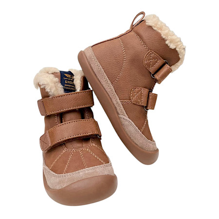 ShoesMe BF23W010-A Kinder-Winterstiefel in Cognac mit 100 % Schafwollfutter, wasserdichter Membran, zwei Klettverschlüssen, herausnehmbarem Fußbett und flexibler ExtremeFlex® Sohle – erhältlich... ShoesMe BF23W010-A Kinder-Winterstiefel in Cognac mit 100 % Schafwollfutter, wasserdichter Membran, zwei Klettverschlüssen, herausnehmbarem Fußbett und flexibler ExtremeFlex® Sohle – erhältlich...