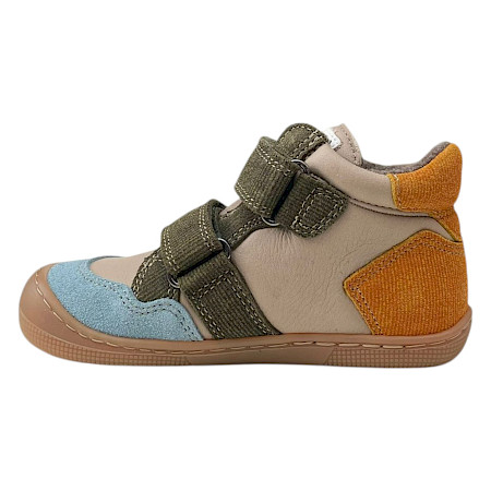 KOEL 07T063.305-870 Kinder-Boot in Taupe/Multi aus Nubukleder, wasserdicht, mit zwei Klettverschlüssen und herausnehmbarer Einlegesohle – komfortabler Kinderschuh für breite Füße und höheren... KOEL 07T063.305-870 Kinder-Boot in Taupe/Multi aus Nubukleder, wasserdicht, mit zwei Klettverschlüssen und herausnehmbarer Einlegesohle – komfortabler Kinderschuh für breite Füße und höheren...
