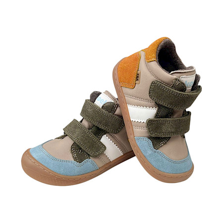 KOEL 07T063.305-870 Kinder-Boot in Taupe/Multi aus Nubukleder, wasserdicht, mit zwei Klettverschlüssen und herausnehmbarer Einlegesohle – komfortabler Kinderschuh für breite Füße und höheren... KOEL 07T063.305-870 Kinder-Boot in Taupe/Multi aus Nubukleder, wasserdicht, mit zwei Klettverschlüssen und herausnehmbarer Einlegesohle – komfortabler Kinderschuh für breite Füße und höheren...
