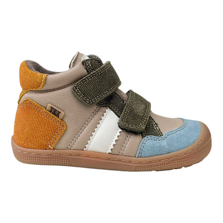 KOEL 07T063.305-870 Kinder-Boot in Taupe/Multi aus Nubukleder, wasserdicht, mit zwei Klettverschlüssen und herausnehmbarer Einlegesohle – komfortabler Kinderschuh für breite Füße und höheren... KOEL 07T063.305-870 Kinder-Boot in Taupe/Multi aus Nubukleder, wasserdicht, mit zwei Klettverschlüssen und herausnehmbarer Einlegesohle – komfortabler Kinderschuh für breite Füße und höheren...