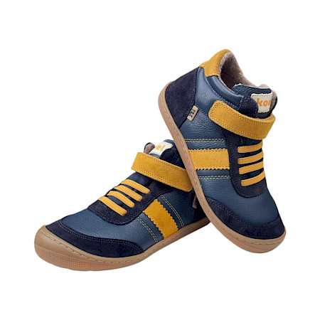 KOEL 07T055.303-110 Kinder-Boot in Blue-Yellow, blau-gelber Kinderschuh mit Klettverschluss und komfortabler Passform für vollere Füße und höheren Spann – erhältlich bei kassedy.de und in... KOEL 07T055.303-110 Kinder-Boot in Blue-Yellow, blau-gelber Kinderschuh mit Klettverschluss und komfortabler Passform für vollere Füße und höheren Spann – erhältlich bei kassedy.de und in...
