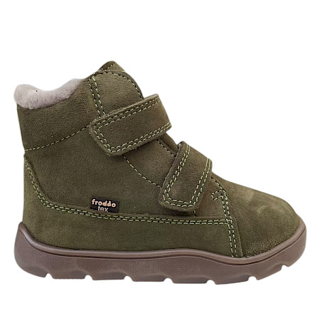 Froddo G2110151-3 Zeru TEX Furry Barefoot Kinder-Winterboot in Olive aus Veloursleder mit warmem Fellfutter, Woll-Innensohle, wasserdichter TEX-Ausstattung, zwei Klettverschlüssen und flexibler... Froddo G2110151-3 Zeru TEX Furry Barefoot Kinder-Winterboot in Olive aus Veloursleder mit warmem Fellfutter, Woll-Innensohle, wasserdichter TEX-Ausstattung, zwei Klettverschlüssen und flexibler...