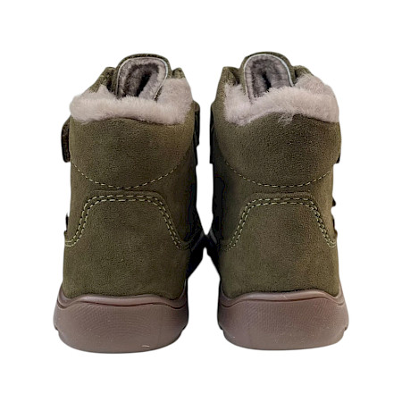 Froddo G2110151-3 Zeru TEX Furry Barefoot Kinder-Winterboot in Olive aus Veloursleder mit warmem Fellfutter, Woll-Innensohle, wasserdichter TEX-Ausstattung, zwei Klettverschlüssen und flexibler... Froddo G2110151-3 Zeru TEX Furry Barefoot Kinder-Winterboot in Olive aus Veloursleder mit warmem Fellfutter, Woll-Innensohle, wasserdichter TEX-Ausstattung, zwei Klettverschlüssen und flexibler...