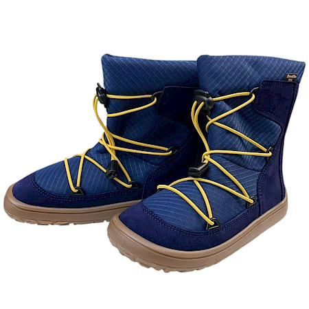 Froddo G3160251-5 Barefoot TEX Track Wool Kinder-Winterboot in Blau mit gelber elastischer Schnürung, Schurwollfutter, FroddoTex-Membran und flexibler profilierter Barefoot-Sohle – warmer blauer... Froddo G3160251-5 Barefoot TEX Track Wool Kinder-Winterboot in Blau mit gelber elastischer Schnürung, Schurwollfutter, FroddoTex-Membran und flexibler profilierter Barefoot-Sohle – warmer blauer...