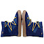 Froddo G3160251-5 Barefoot TEX Track Wool Kinder-Winterboot in Blau mit gelber elastischer Schnürung, Schurwollfutter, FroddoTex-Membran und flexibler profilierter Barefoot-Sohle – warmer blauer Kinderboot für Herbst und Winter bei Kassedy.de.