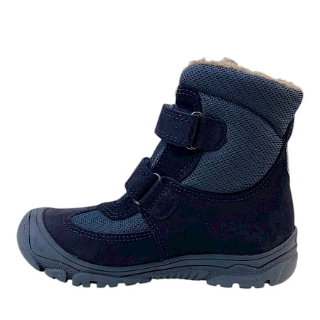 Froddo G3160229-1 Linz Wool TEX High Kinder-Winterboot in Dunkelblau aus Leder und Textil mit warmem Wollfutter, TEX-Ausstattung, Klettverschlüssen und profilierter Laufsohle – warmer dunkelblauer... Froddo G3160229-1 Linz Wool TEX High Kinder-Winterboot in Dunkelblau aus Leder und Textil mit warmem Wollfutter, TEX-Ausstattung, Klettverschlüssen und profilierter Laufsohle – warmer dunkelblauer...