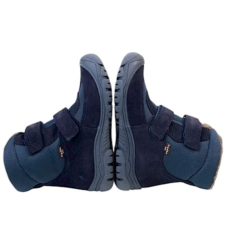Froddo G3160229-1 Linz Wool TEX High Kinder-Winterboot in Dunkelblau aus Leder und Textil mit warmem Wollfutter, TEX-Ausstattung, Klettverschlüssen und profilierter Laufsohle – warmer dunkelblauer... Froddo G3160229-1 Linz Wool TEX High Kinder-Winterboot in Dunkelblau aus Leder und Textil mit warmem Wollfutter, TEX-Ausstattung, Klettverschlüssen und profilierter Laufsohle – warmer dunkelblauer...